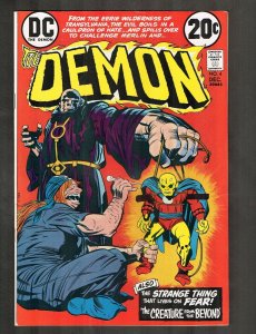 Demon #4 ~Kirby Story, Cvr & Art/Merlin's Word... Demon's Wrath!~1972 (7.0) WH