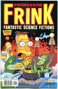 PROFESSOR FRINK #1, NM, w/ 3-D glasses, Simpsons, 2013, more Bongo in store 