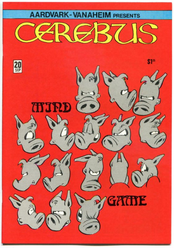 CEREBUS the AARDVARK 20, VF/NM, Dave Sim, 1977, more in store, QXT