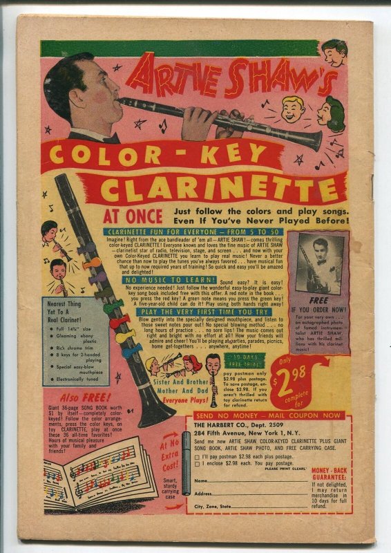 TEX TAYLOR #8-1949-MARVEL-FANTASY-INCAS-DWARFS-PHOTO COVER-vg minus