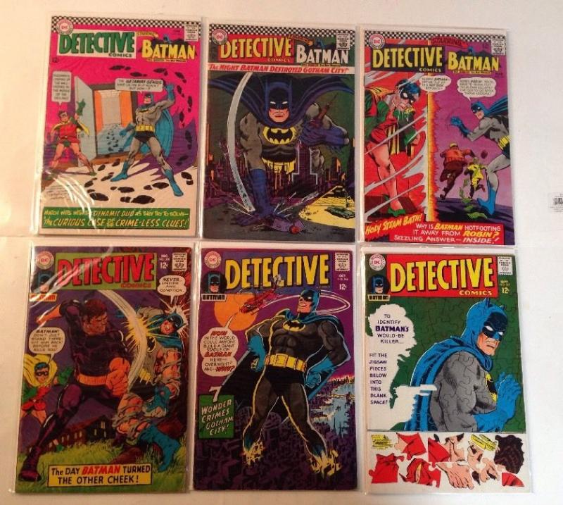 Batman In Detective Comics 361 362 364 367 368 370 4.0-6.0 Lot Set Run