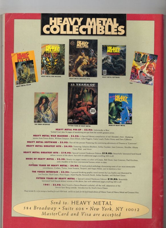 Heavy Metal Magazine #6 (1995)Mammoth Inc Comic Magazine Jan Grade VG+ 4.5