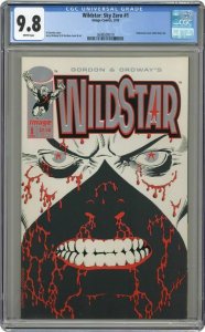 Wildstar Sky Zero #1 Image 1993 CGC 9.8 Embossed Cover 1st Appearance Origin