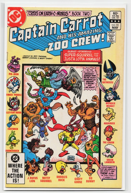 Captain Carrot and His Amazing Zoo Crew #15 (1983) Captain Carrot and His Ama...
