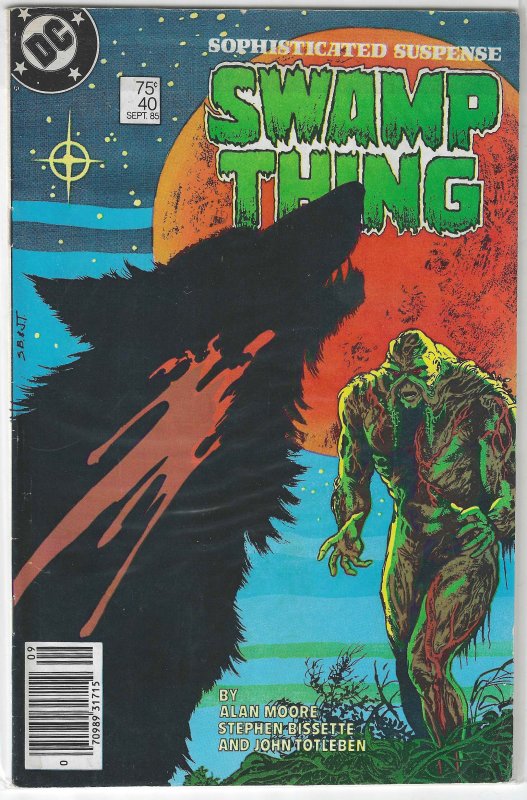 The Saga of Swamp Thing #40 (1985) FN
