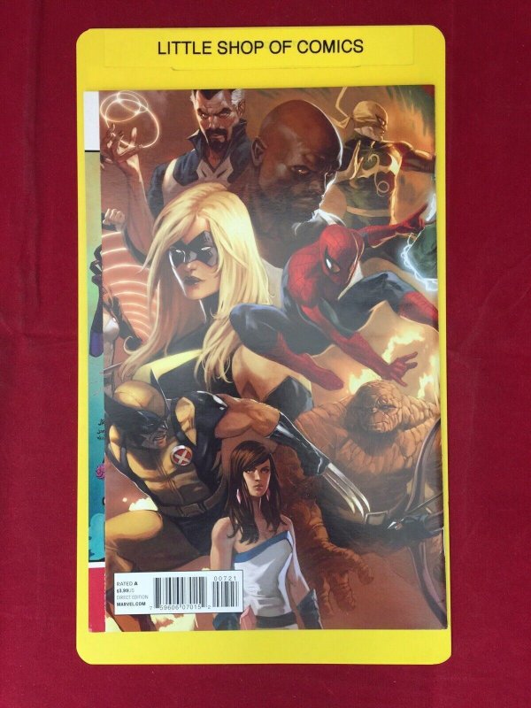 Avengers #7 1:50 Djurdjevic Gatefold Variant VFNM Marvel MCU 2010