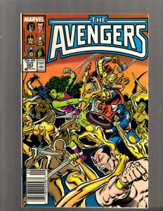 12 The Avengers Comics #273 274 275 276 277 278 279 280 281 282 283 284 GB2