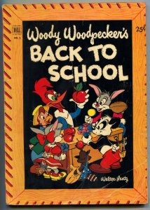 Woody Woodpecker's Back to School #1 1952- Dell Giant VG-