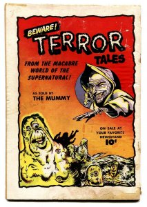 BEWARE TERROR TALES #4-PRE-CODE HORROR-1953 crawling horror!