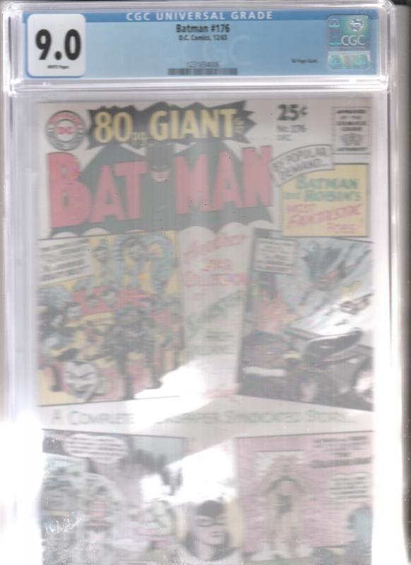 Batman CGC #176 (Dec-65) VF/NM High-Grade Batman, Robin the Boy Wonder