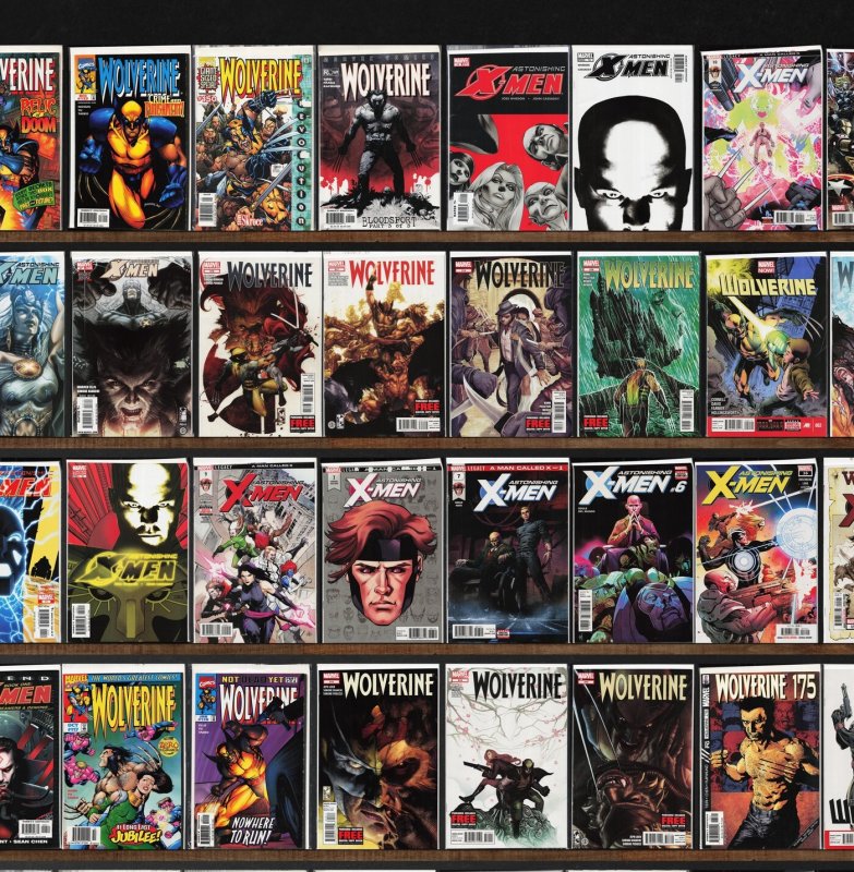 Huge Lot 150+ Comics with X-Men 2099, Wolverine, Astonishing X-Men & More!