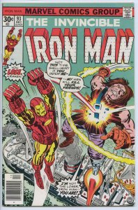IRON MAN #93 - 7.5, OW-W - Iron Man vs Commander Kraken
