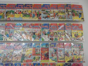 Huge Lot of 105 Cartoon Comics W/ Archie, Betty and Veronica +More Avg. FN Cond.