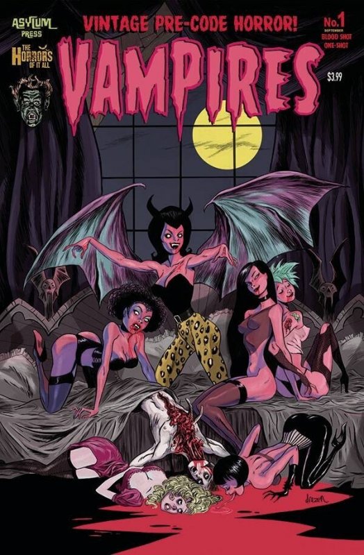 Vampires Blood Shot One-Shot 2022 Kozjan Cover B Asylum Press H24