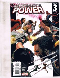 Lot of 3 Ultimate Power Marvel Comic Books #1 2 3 AK8