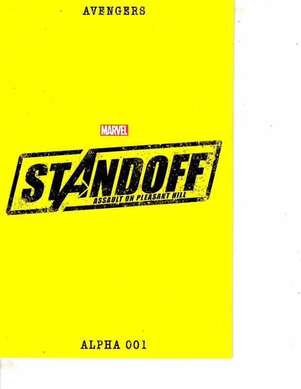 Lot Of 2 Comic Books Marvel Standoff #1 and Bonus Digital Edition  ON10