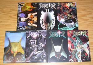 Stargods #1-2 VF/NM complete series + visions + (4) variants - antarctic posters