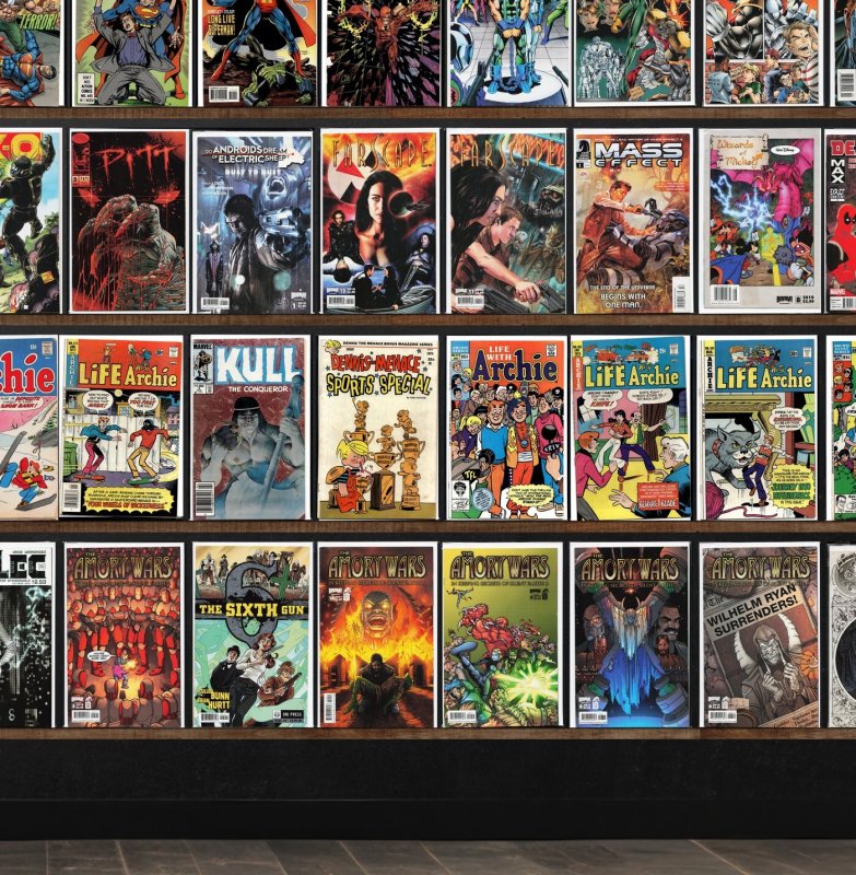 Huge Lot 150+ Comics with Conan The Barbarian, Action Comics & More!