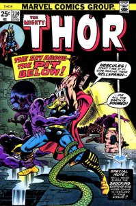 Thor #230 VG ; Marvel | low grade comic Hercules December 1974