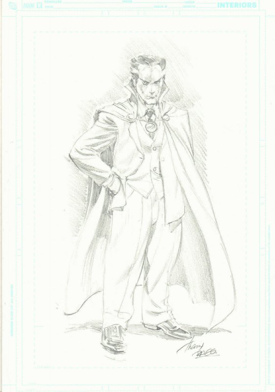 Ra's al Ghul Pencil Drawing - art by Rags Morales