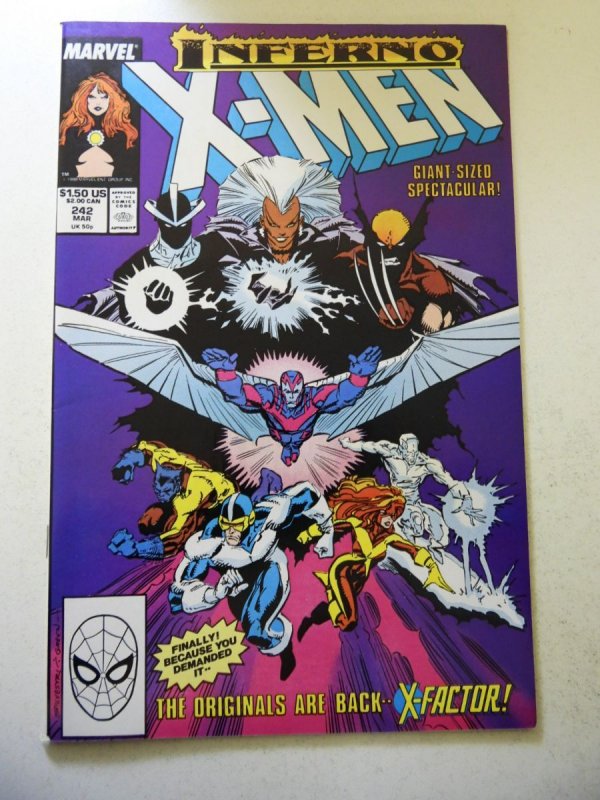 The Uncanny X-Men #242 (1989) FN Condition