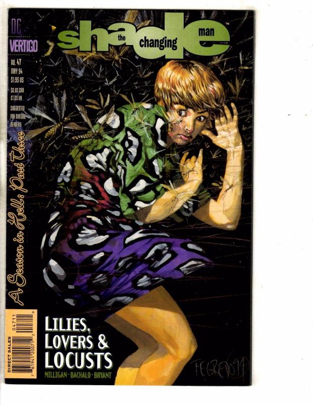 10 Shade The Changing Man DC Comic Books # 41 42 43 44 45 46 47 48 49 50 CR7