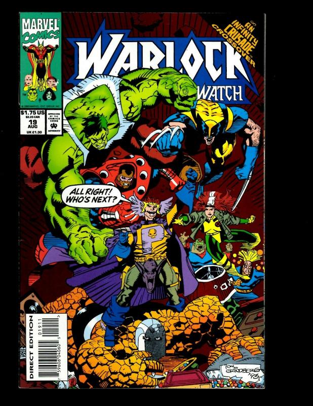 12 Warlock And The Infinity Watch Comics # 1 2 8 9 10 12 13 14 16 17 19 20 EK10