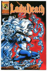 LADY DEATH #1/2, NM-, Wizard Mail away, 1994, Steven Hughes, Brian Pulido