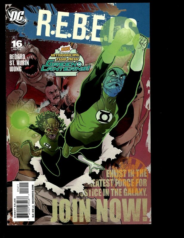 11 R.E.B.E.L.S. DC Comics # 9 10 11 12 13 14 15 16 17 18 19 Green Lantern GK24