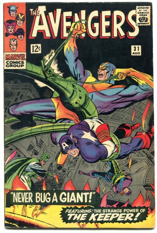 The Avengers #31 1966- The Keeper- Marvel Silver Age FN