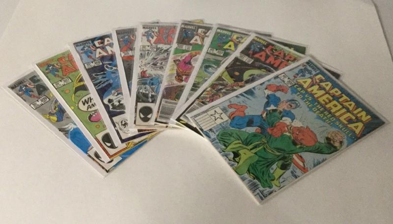 Captain America 300-307 309 NM Near Mint Marvel 