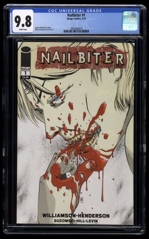 Nailbiter #1 CGC NM/M 9.8 White Pages