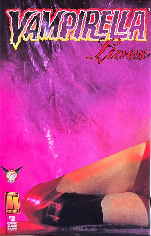 Vampirella Lives #3 Photo Wraparound Cover (1996) NM Condition