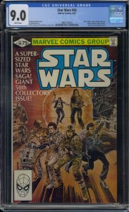 STAR WARS #50 CGC 9.0 MARVEL WHITE PAGES