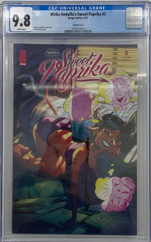 Sweet Paprika #3 | Cover B | Tim Seeley Variant | CGC 9.8 