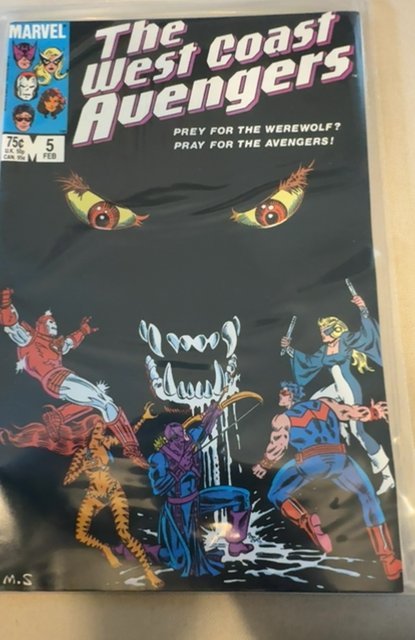 West Coast Avengers #5 (1986) West Coast Avengers / Avengers West Coast 