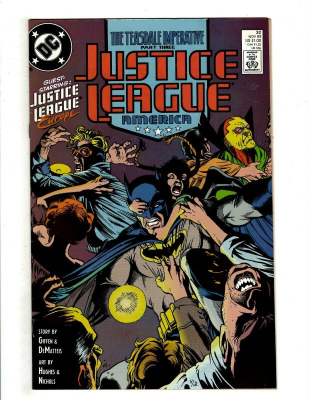 12 Justice League America DC Comics # 31 32 33 34 35 36 37 38 39 40 41 42 HG3