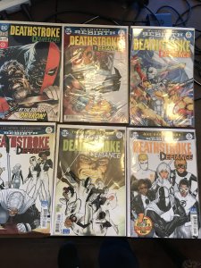 Deathstroke by Priest Complete Set 1-50 including many Mattina variants 52 books