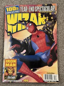 Wizard Comics Magazine #100 Alex Ross Spiderman Cover January 2000