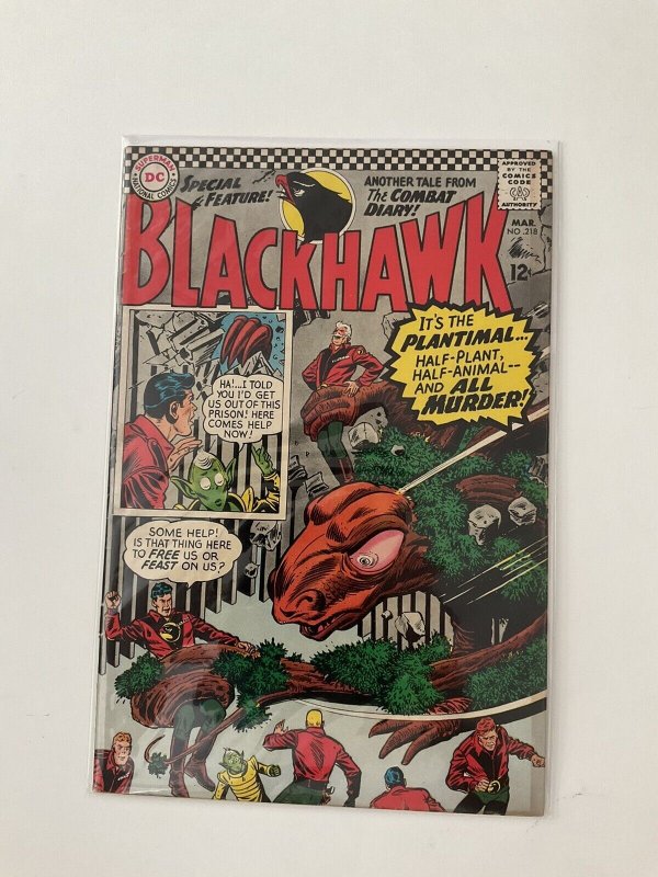 Blackhawk 218 Fine Fn 6.0 Dc Comics