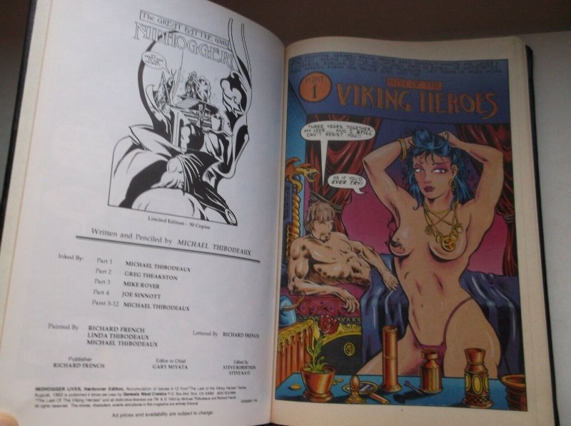 GENESIS WEST COMICS: NIDHOGGER LIVES, LIMITED SIGNED EDITION (71/100), HARDCOVER