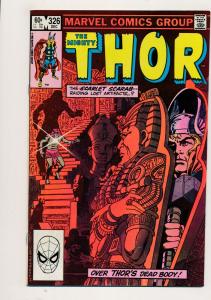 MARVEL LOT of 7- The Mighty THOR #280-284,325326 1978/'79/'82 G/VG (PJ92) 