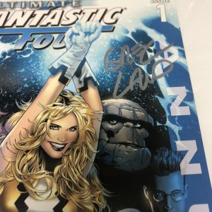 Ultimate Fantastic Four (2005) # 1 (VF) Signed Greg Land • Marvel Comics