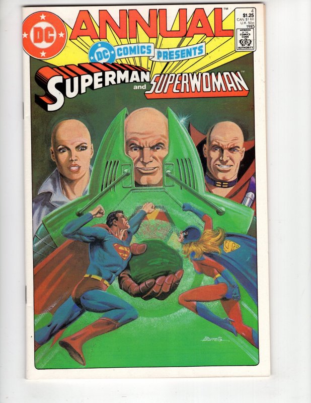 DC Comics Presents Annual #4 SUPERMAN MEETS SUPERWOMAN !!!!!