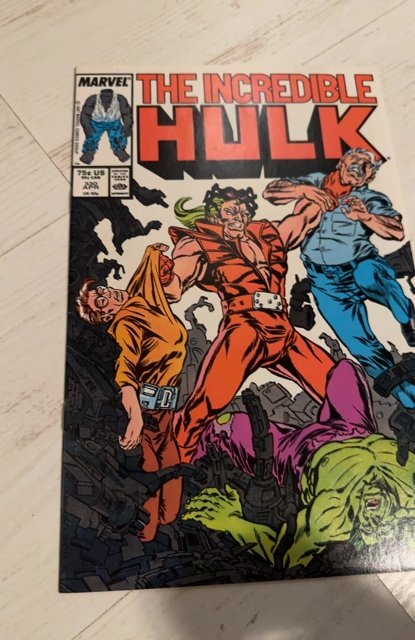 The Incredible Hulk #330 (1987)mcfarlane cover 1st