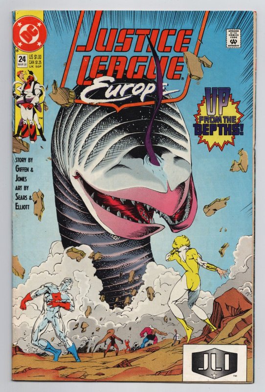 Justice League Europe #24 | Flash (DC, 1991) VG/FN