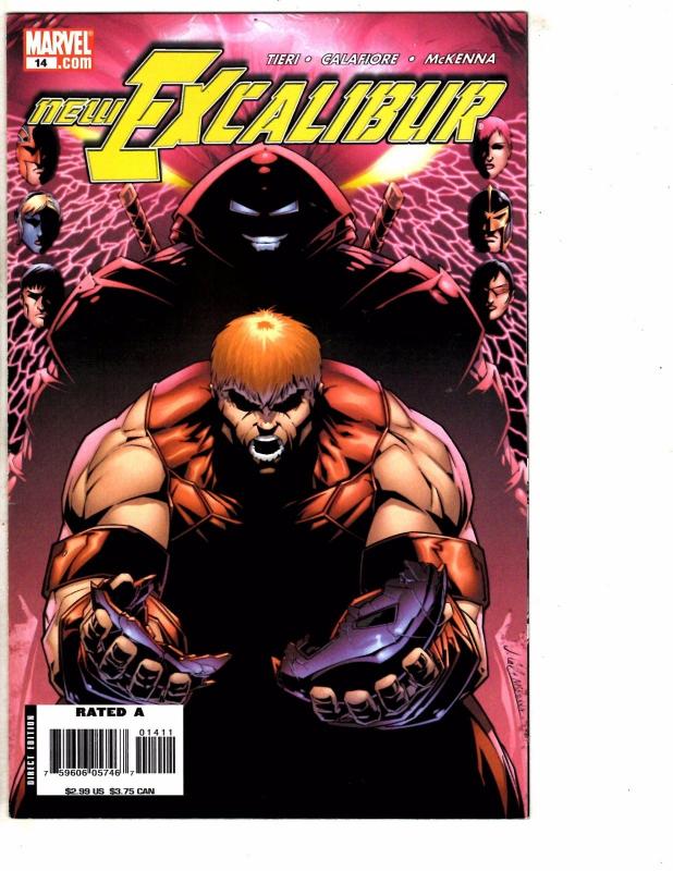 10 Marvel Comics New Excalibur # 10 11 12 13 14 18 19 20 + New Invaders #5 7 RC1