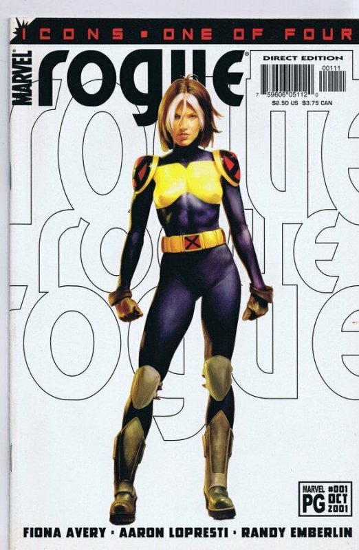 Rogue #1 ORIGINAL Vintage 2001 Marvel Comics GGA X Men