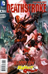 Deathstroke (2nd Series) #4 VF ; DC | New 52 Tony Daniel Harley Quinn