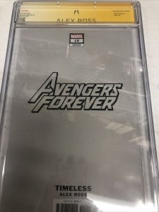 Avangers Forever (2023) #15 (CGC 9.8 SS) Signed Alex Ross Sketch Cover 1:100